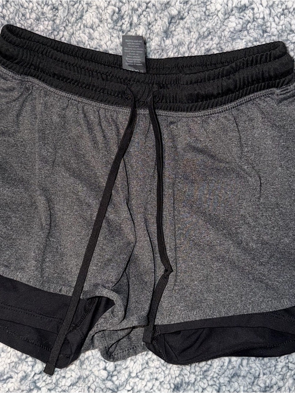 Women’s Grey Athletic Drawstring Shorts